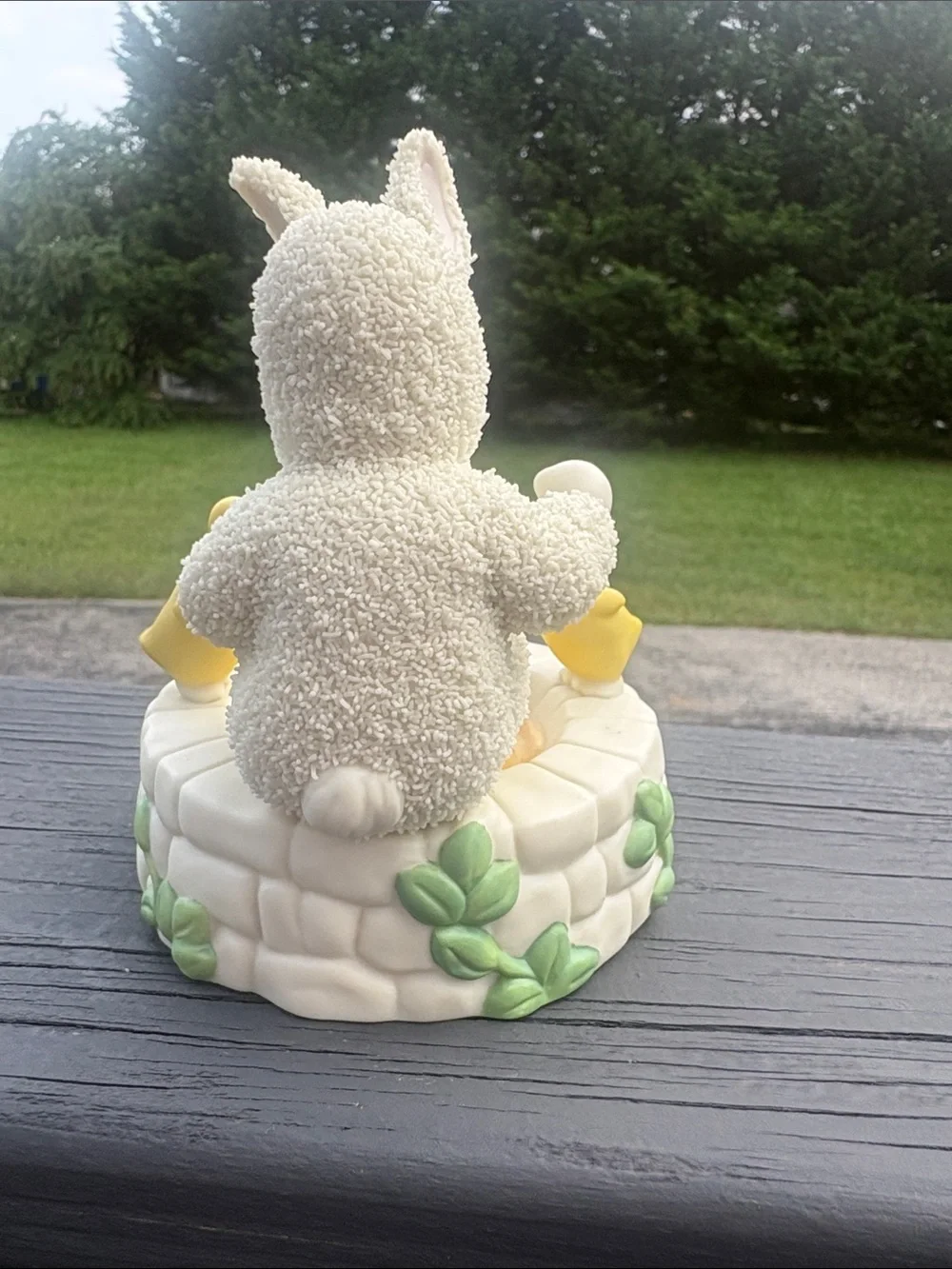 Figurine with Ducklings Decorative Accent called 
